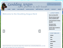 Tablet Screenshot of gouldingangus.com